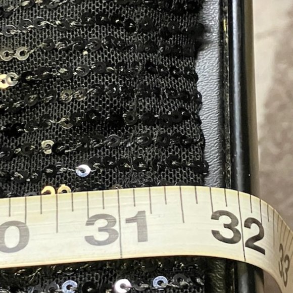 NutsnBolts Women's Black Sequined Spaghetti Strap Mini Cocktail Dress M NWT - Picture 10 of 10